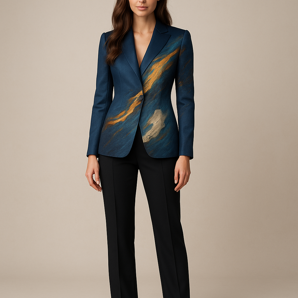 Aurora Sediment modelled by Cindy — front view