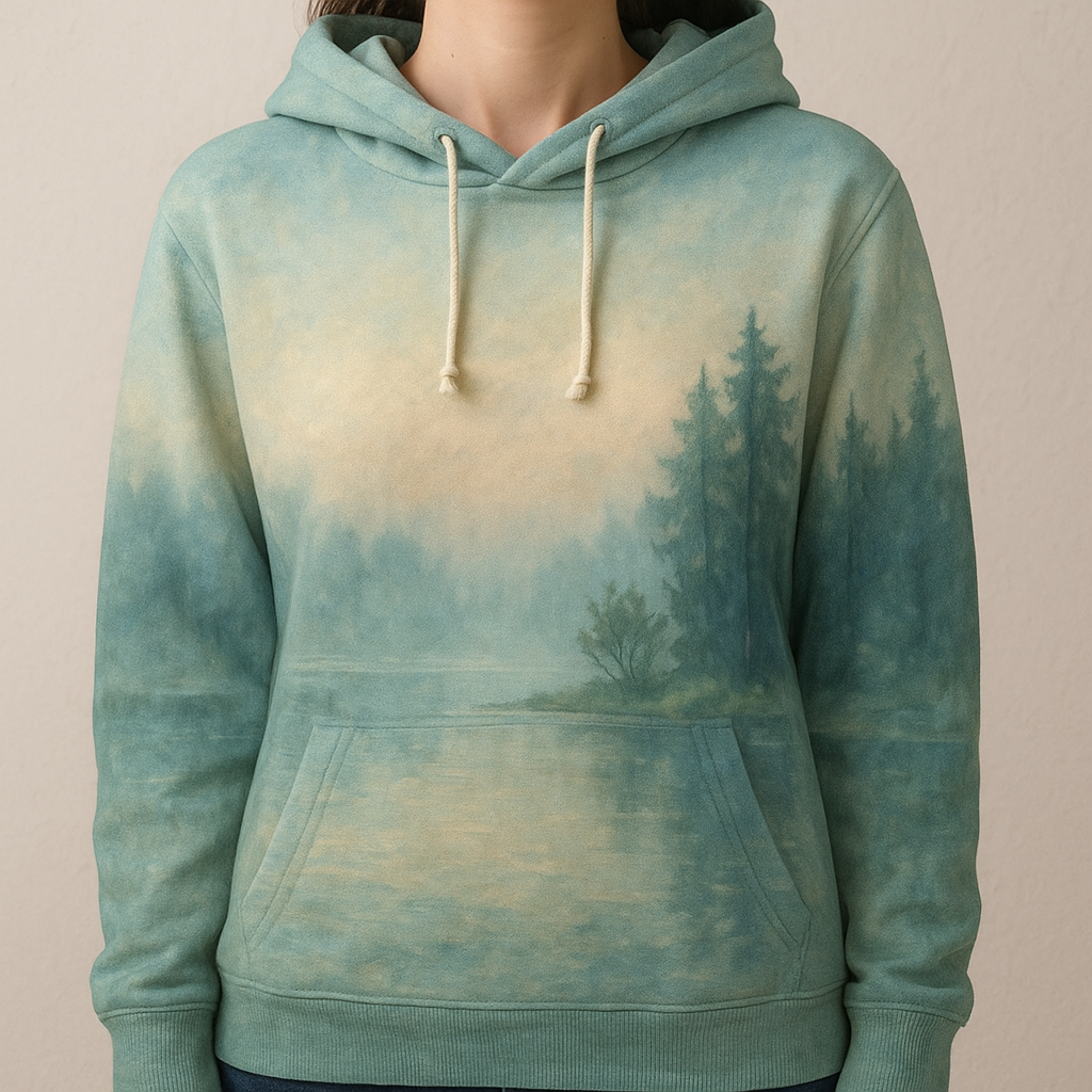 Dawn Mist Hoodie design art