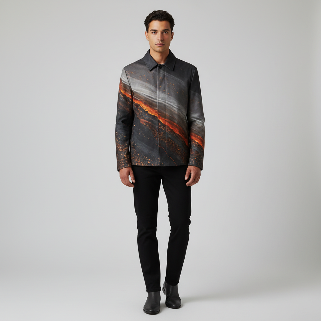 Quarry & Ember modelled by Kevin — front view