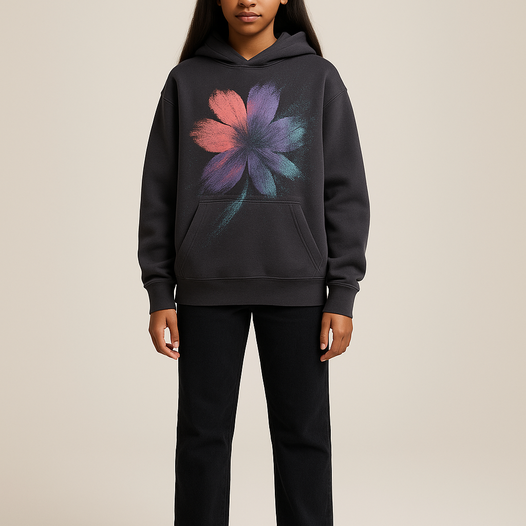 Static Bloom modelled by Dana — front view