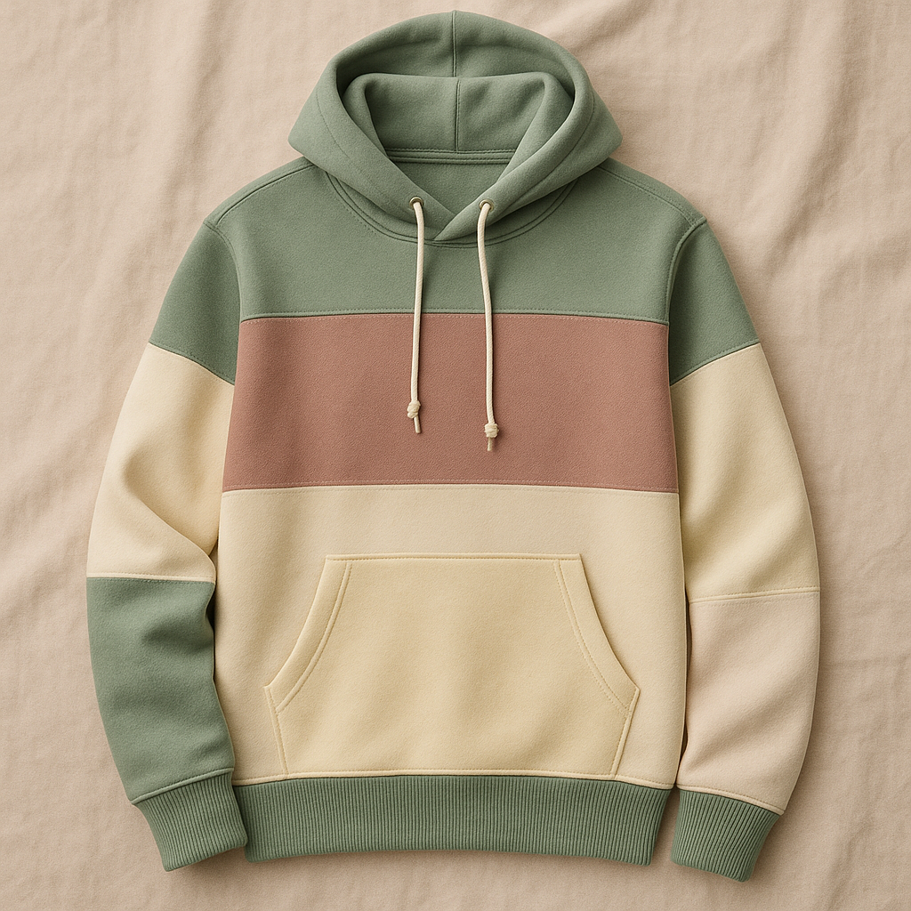 Serene Garden Hoodie featuring garden-inspired hues