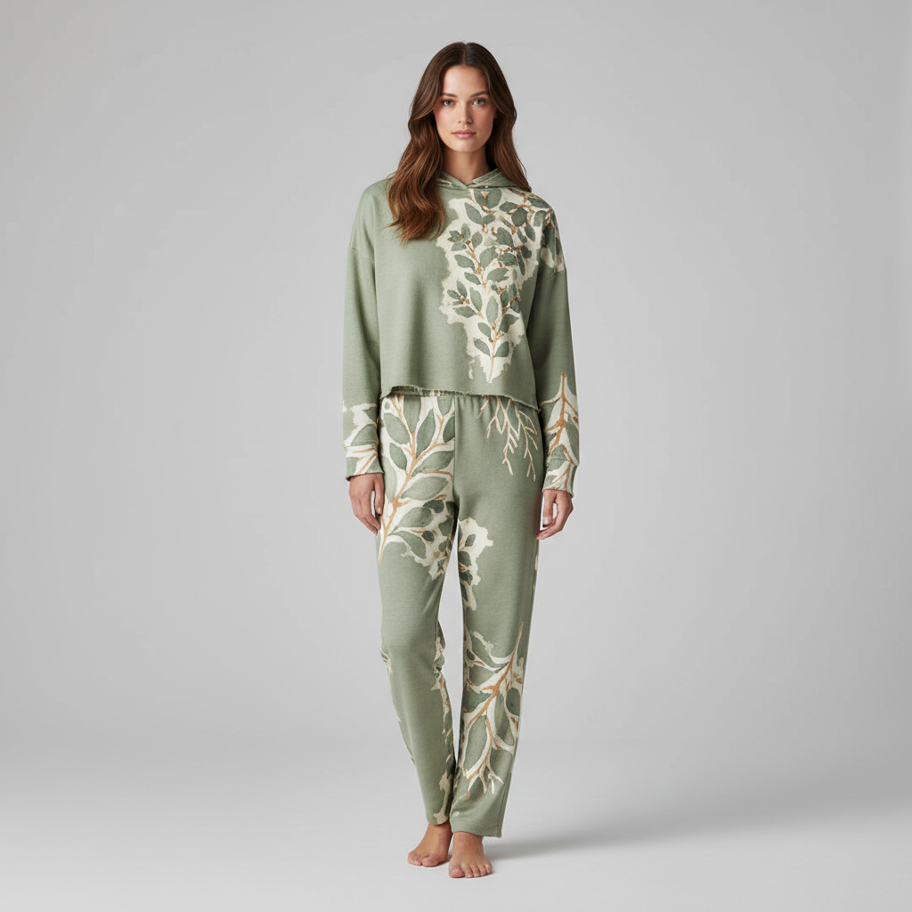 Verdant Horizon modelled by Cindy — front view