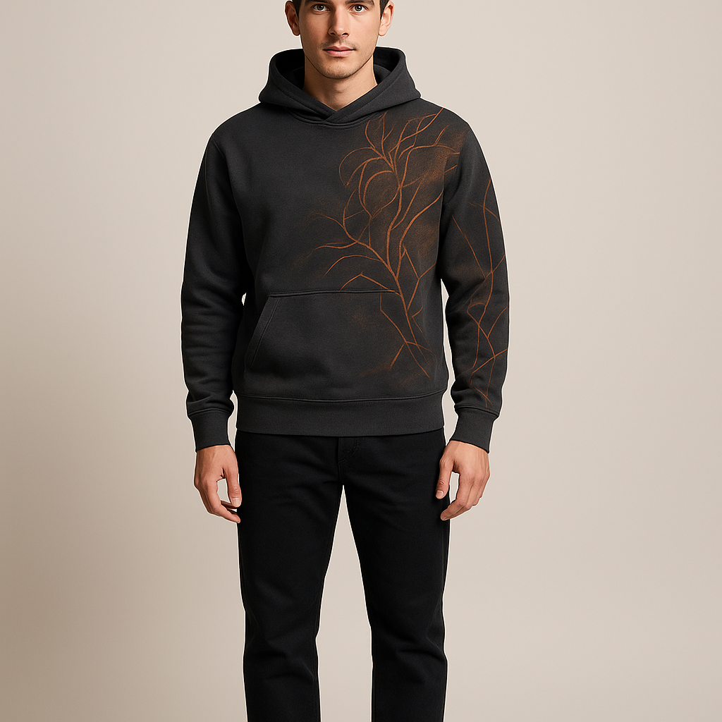 Iron Bloom modelled by Kevin — front view