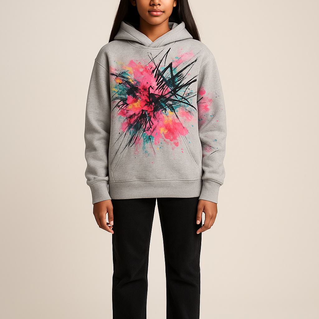 Static Bloom modelled by Dana — front view